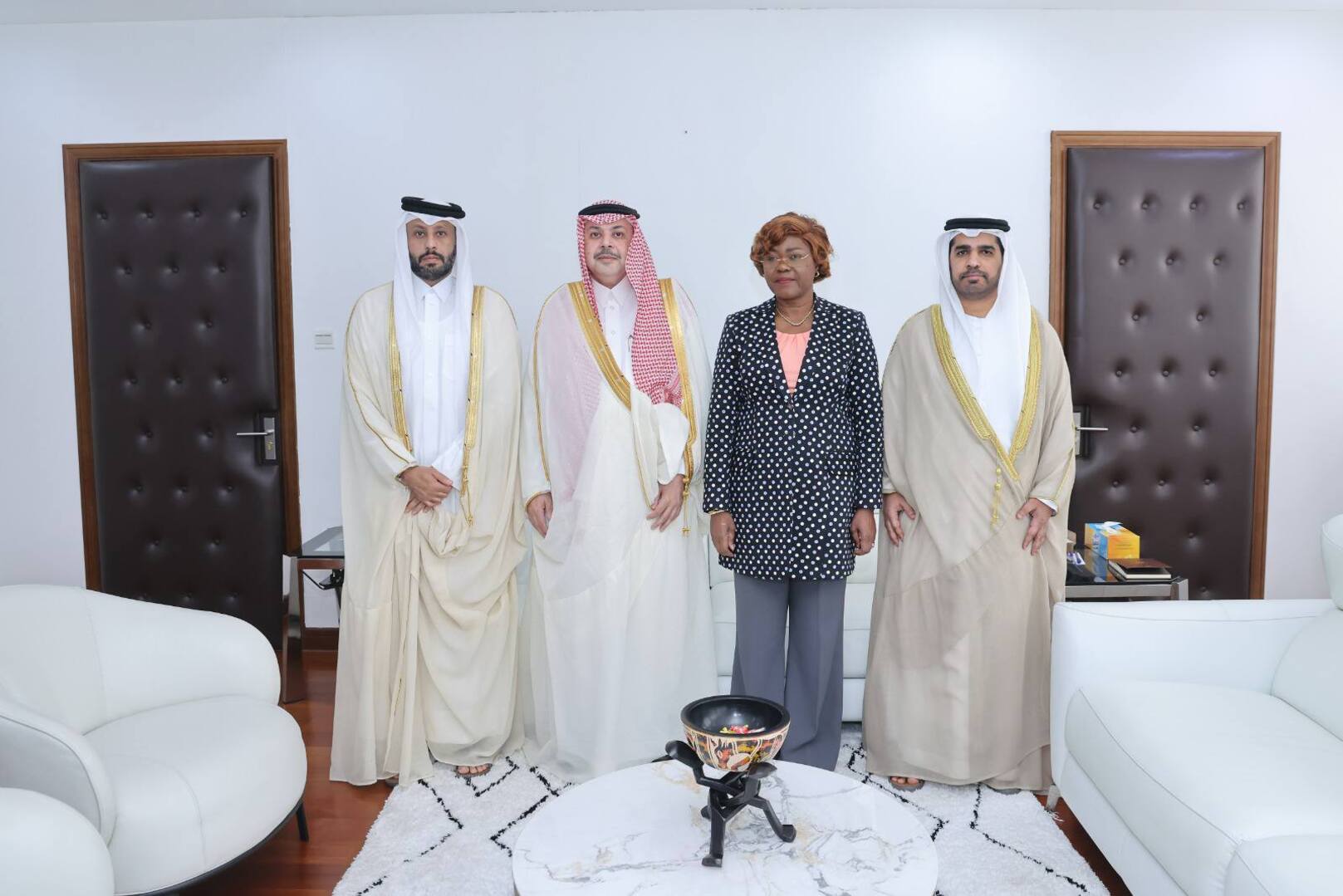 Audience with Ambassadors of Gulf Cooperation Council Member States Accredited to Côte d’Ivoire